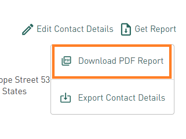 Download PDF report on contact profile in IRM