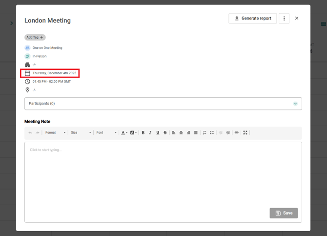 IRM - How to set up a Time-Zone in the Agenda - 2025-02